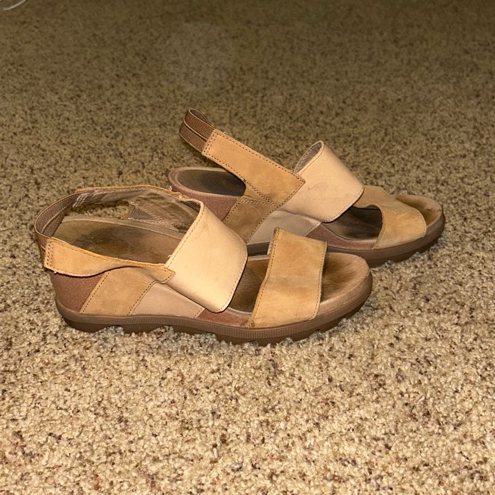 Sorel Brown leather heels